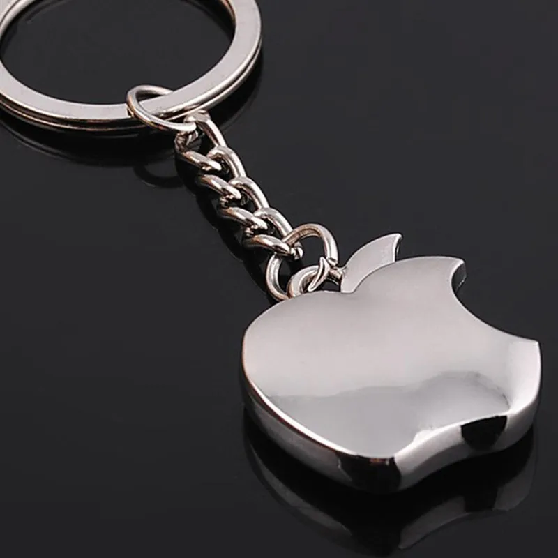 Автомобильный брелок с яблоком металлический для стайлинга авто подвеска Mazda Skoda