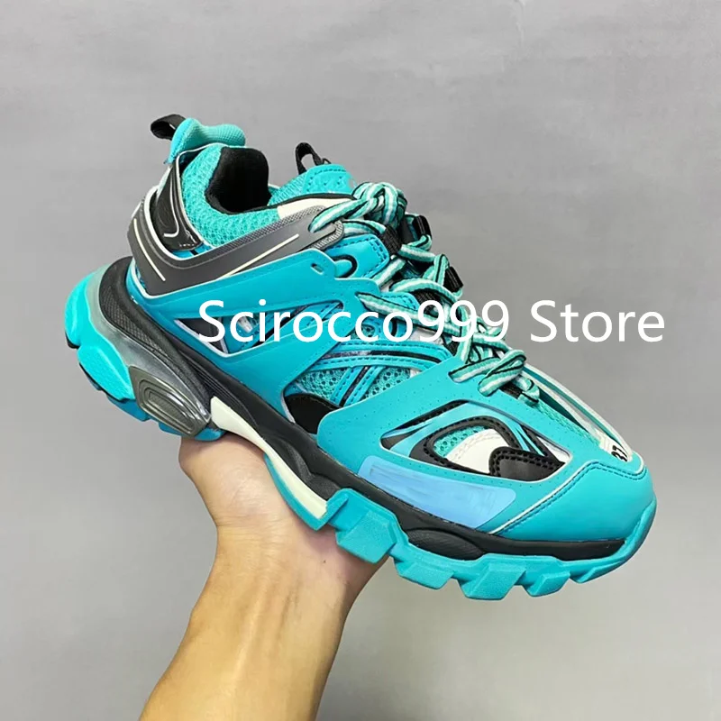 

2021 3.0 Track 2 Runners Shoes Men Women Fashion Yellow Pink Black Sport Casual Shoe Trainers Sneakers Old Daddy High Quality 45