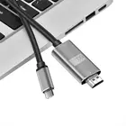 USB-C типа C на HDMI-совместимый HDMI кабель 4 к HD ТВ конвертер адаптер для Samsung Huawei Macbook Кабель-адаптер