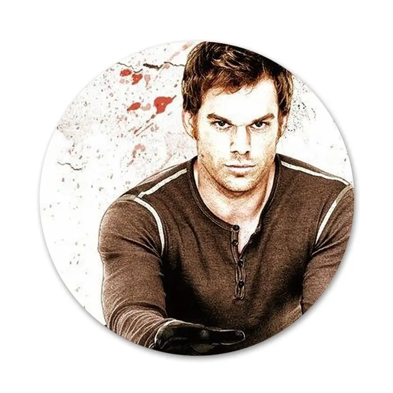 Значки с крестом крови Декстера Моргана значки металлические для украшения