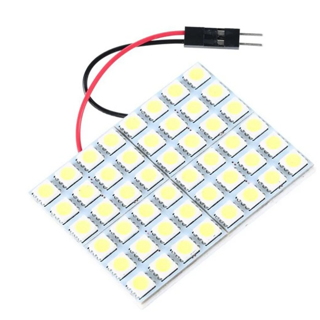 

Ксеноновый белый 48-SMD 5050 светодиодный панельный светильник для автомобиля/купола/зоны ног/багажника