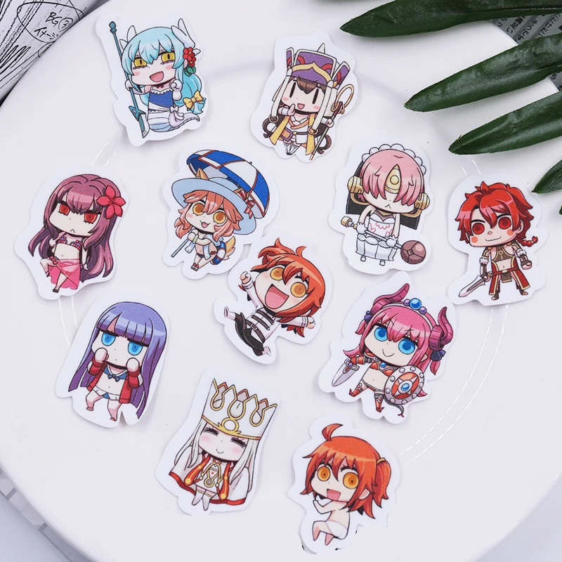 43 шт. фигурки FGO Fate/Grand аниме наклейки на чемодан косплей реквизит декор для багажа