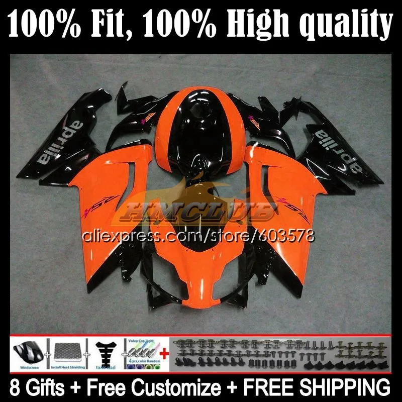 

Инъекция для Aprilia RS4 RS-125 RSV125 RS125R 58CL.52 RS 125 2012 2013 2014 2015 2016 RS125 12 13 14 15 16 обтекатель оранжевый черный