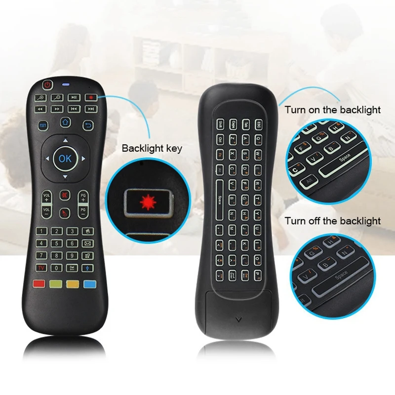 2 4G MX3 многофункциональная воздушная мышь Fly Mouse мини беспроводная клавиатура