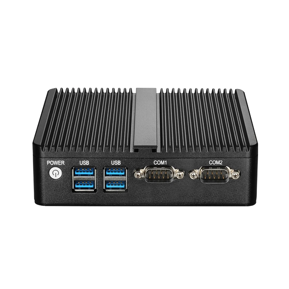 XCY Мини ПК Intel Core i3-4010U 5005U двойной гигабитный Ethernet Безвентиляторный Barebone промышленный компьютер 4* USB 2* RS232 HDMI VGA WiFi