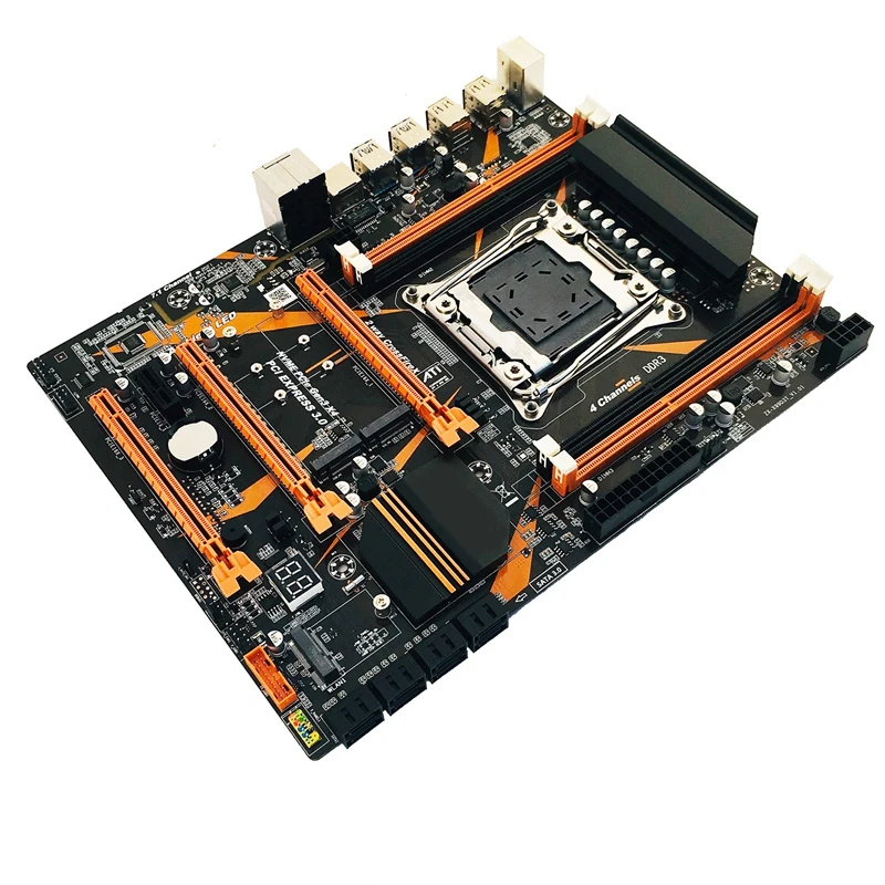 Verkaufen X99 Motherboard DDR3 LGA2011-3 M.2 Unterstützung 4X32G USB 3,0 SATA 3,0 Für Xeon V3 Und I7 Serie