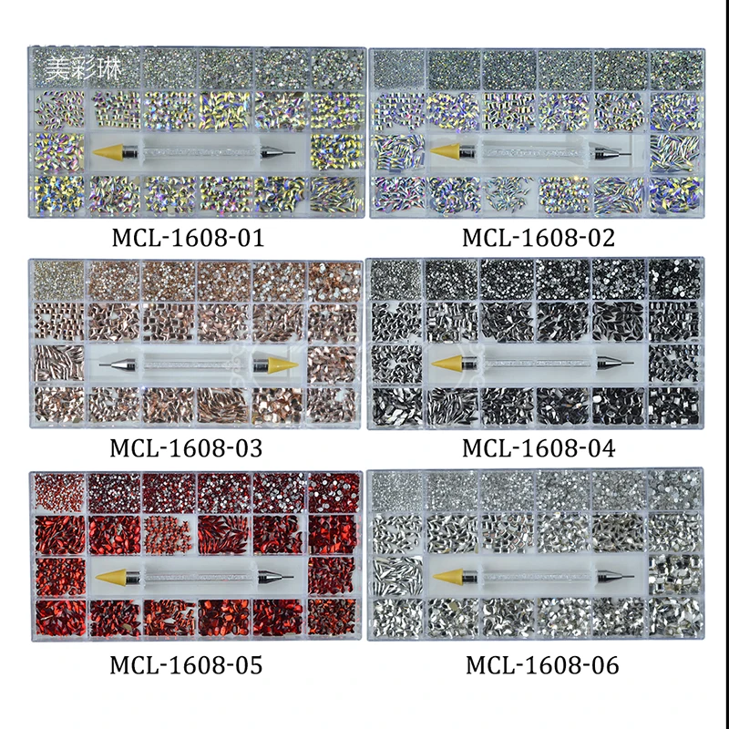 700 шт./кор. звенья различных АВ стекло кристалл алмаз в сетях 14 Форма и SS3 SS16 для