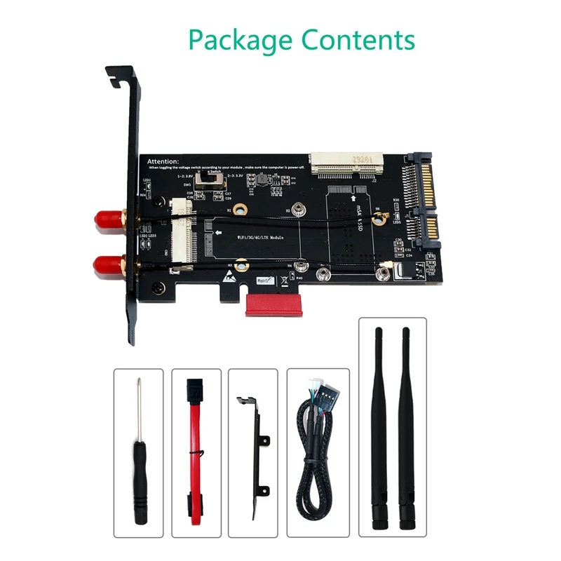 Mini PCI-E/ MSATA SSD для PCI-E и SATA 2 5 адаптер с слотом sim-карты WiFi/ 3G/4G/LTE/ Msata | Компьютеры офис