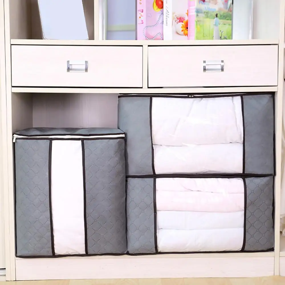 Складная сумка для домашнего хранения водонепроницаемый Органайзер из ткани