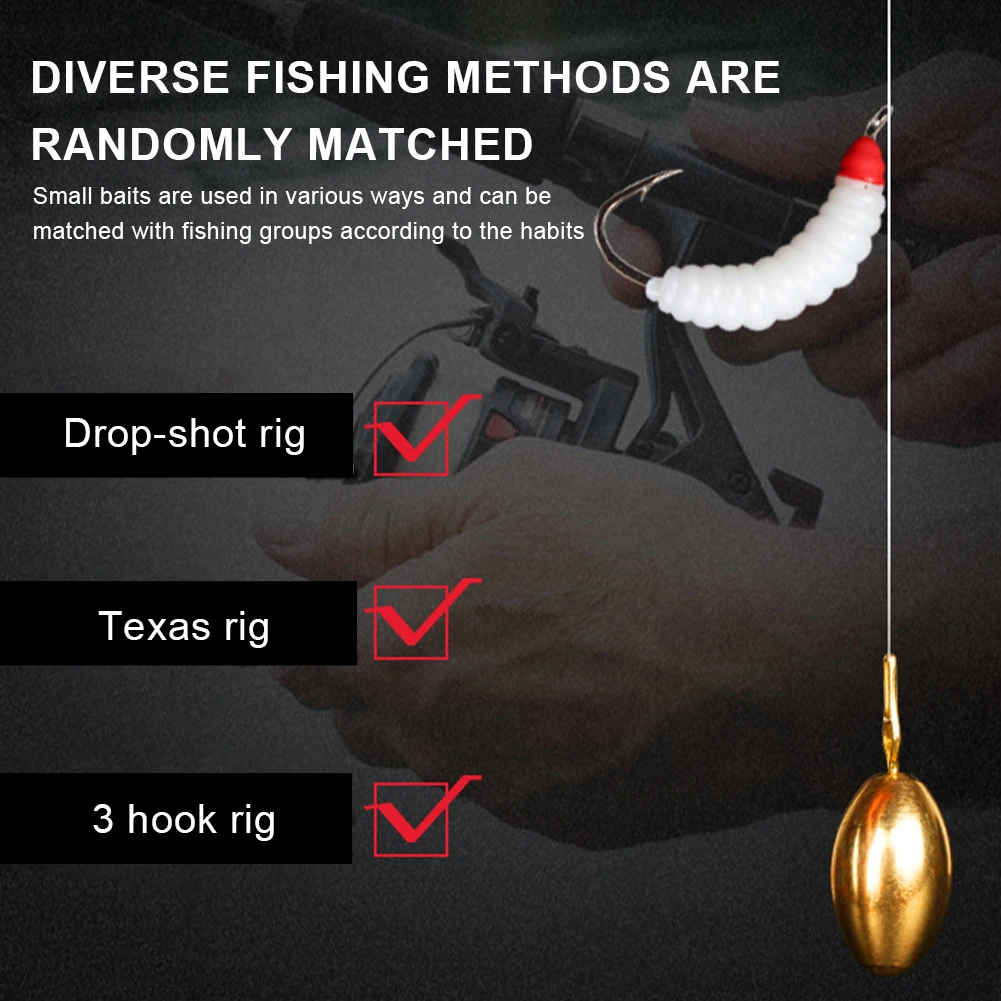 Продвижение 50 шт./набор уличная зимняя рыболовная биомеханическая мягкие