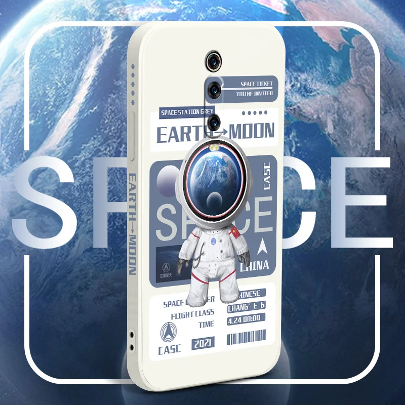 

Moon Exploration Phone Case For Xiaomi Mi 9T 9TPro Pro Liquid Silicone Cover