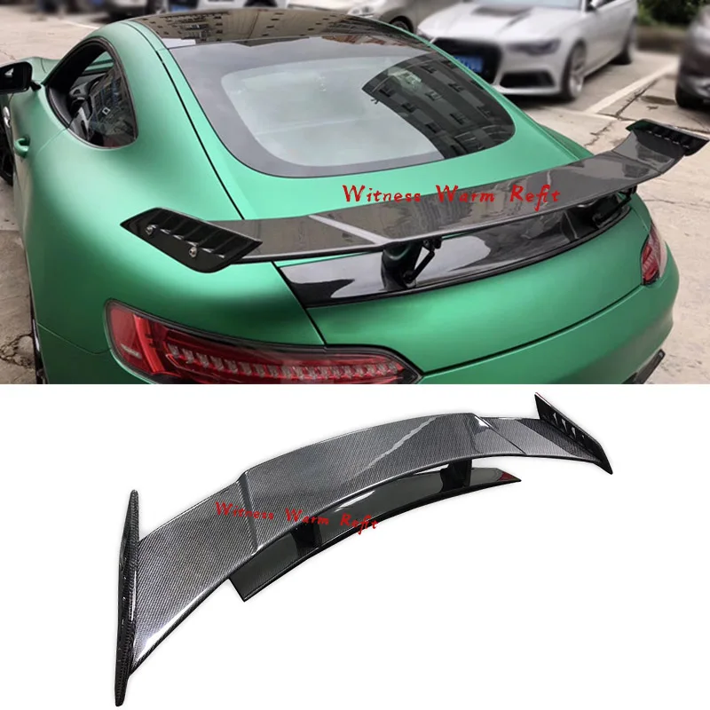 Высокое качество углеродное волокно заднее крыло для AMG GT задний спойлер Benz 2015 2018