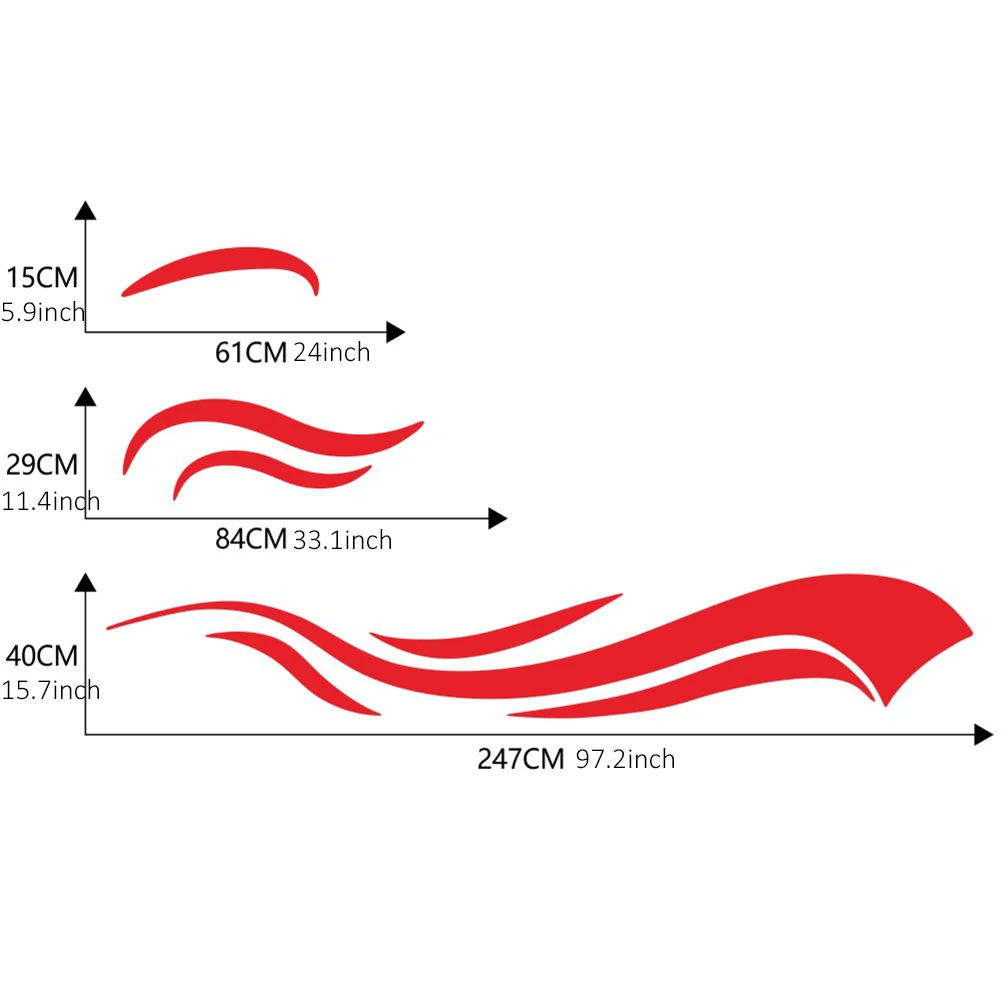 Автомобильные полосы для дома на колесах виниловые графическая наклейка