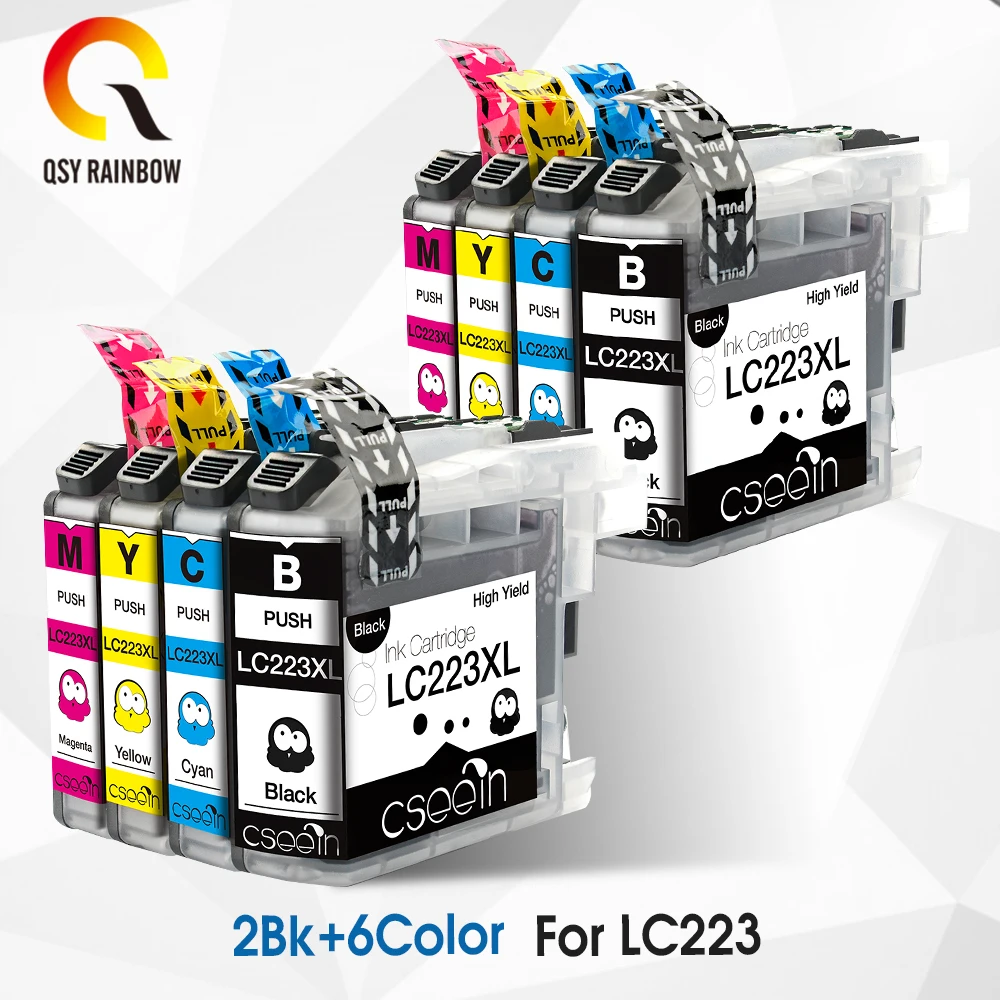 Совместимый сменный чернильный картридж LC223 XL для Brother DCP J562DW J4120DW MFC J480DW J680DW J4620DW