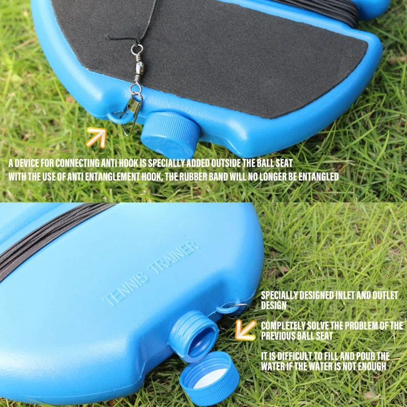 

Tennis Training Tool Tennis Practice Trainer Single Self-Study Exercise Rebound Ball Baseboard Sparring Device