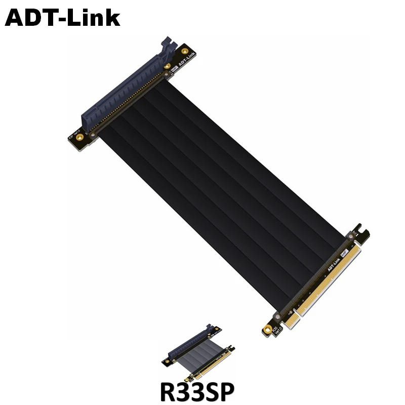 

Gen3.0 PCI-E 16x To 16x Riser Extender PCIe Cable For PHANTEKS ENTHOO Evolv Shift PH-ES217E/XE PK-217E/XE ITX Motherboard vertical gpu