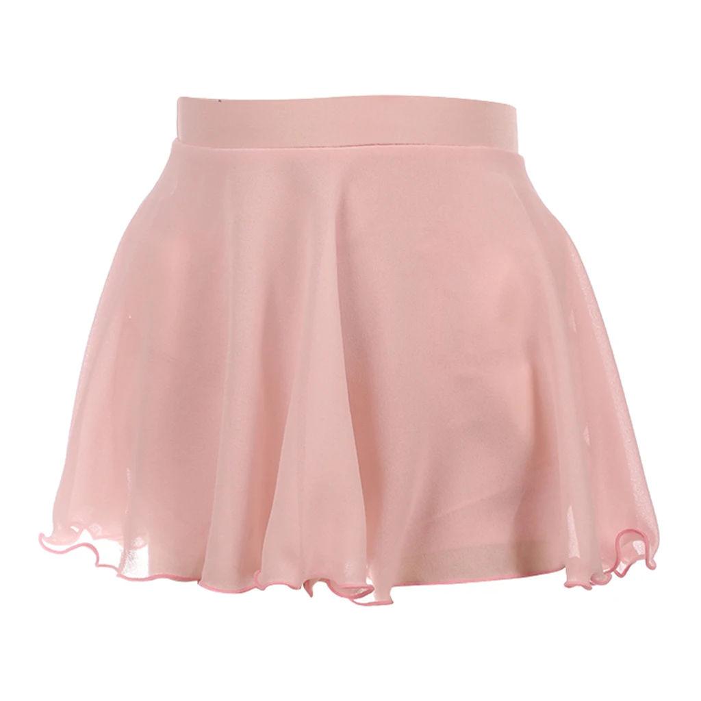 

Pink Ice Skating/Dance Skirt Short Skirts Ice Skating Protective Clothing for Hip with Liner Shorts