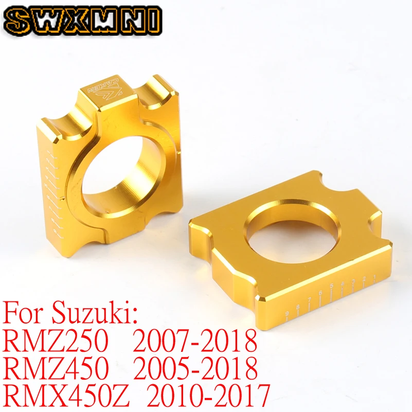 Регулятор цепи блоков задней оси для Suzuki RMZ250 RMZ450 RMX450Z 2004-2018 RMZ 250 450 Kawasaki KX KXF 125 250F 450F