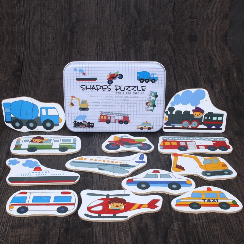

Kids Wooden Puzzle Toys Baby Infant Early Educational Puzzle Cognitive Animal Insect Jigsaw Puzzle With Metal111