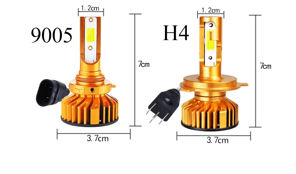 Avacom H7 H4 светодиодный турбо автомобиль светильник 12000Lm 12V светодиодный 9005/HB3 9006/HB4 H1 H11 24V 6500K белый COB 72 Вт авто лампы ампулы светодиодный Voiture