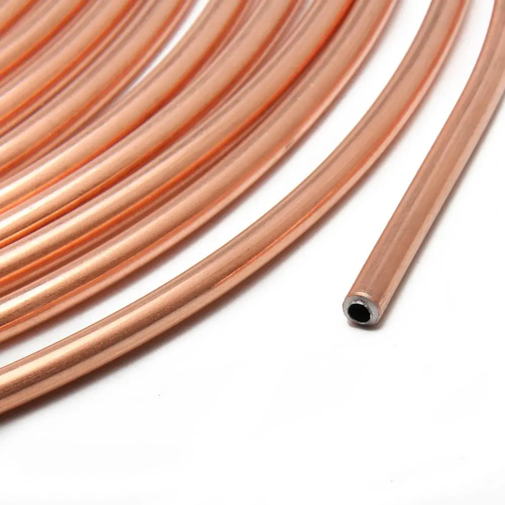 

Brake Tubing Hose Kit Anti-rust Universal Sturdy Copper Nickel Brake Line Tubing Kit for Vehicles