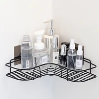 wall mounted floating shelving metal rack storage corner shelves organizer kitchen bathroom accessories home appliance