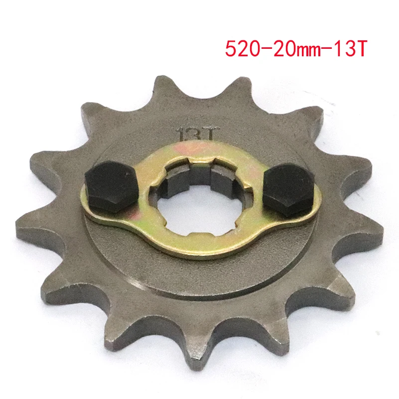 520 # Передняя звездочка двигателя 20 мм 10 11 12 13 14 15 16 17 18 19 20T для Honda Lifan ZongShen YCF ATV Quad Dirt