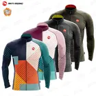 2021 Зимняя Теплая Флисовая командная веломайка с длинными рукавами, велосипедная горная велосипедная одежда, велосипедная одежда