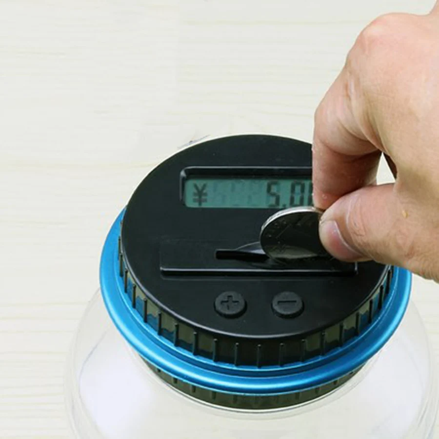 Креативная безопасная копилка для денег электронная цифровая Безопасная