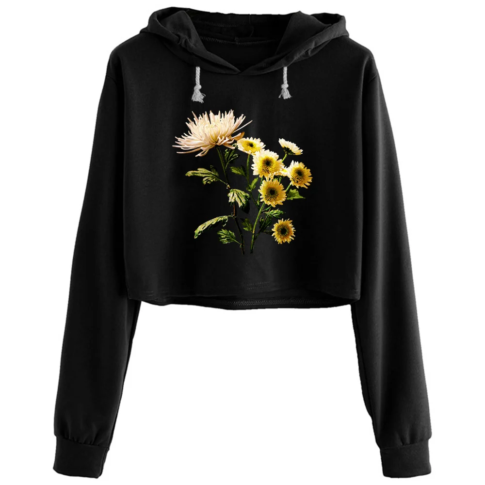 

Mums Medley Crop Hoodies Women Goth Grunge Harajuku Anime Pullover For Girls