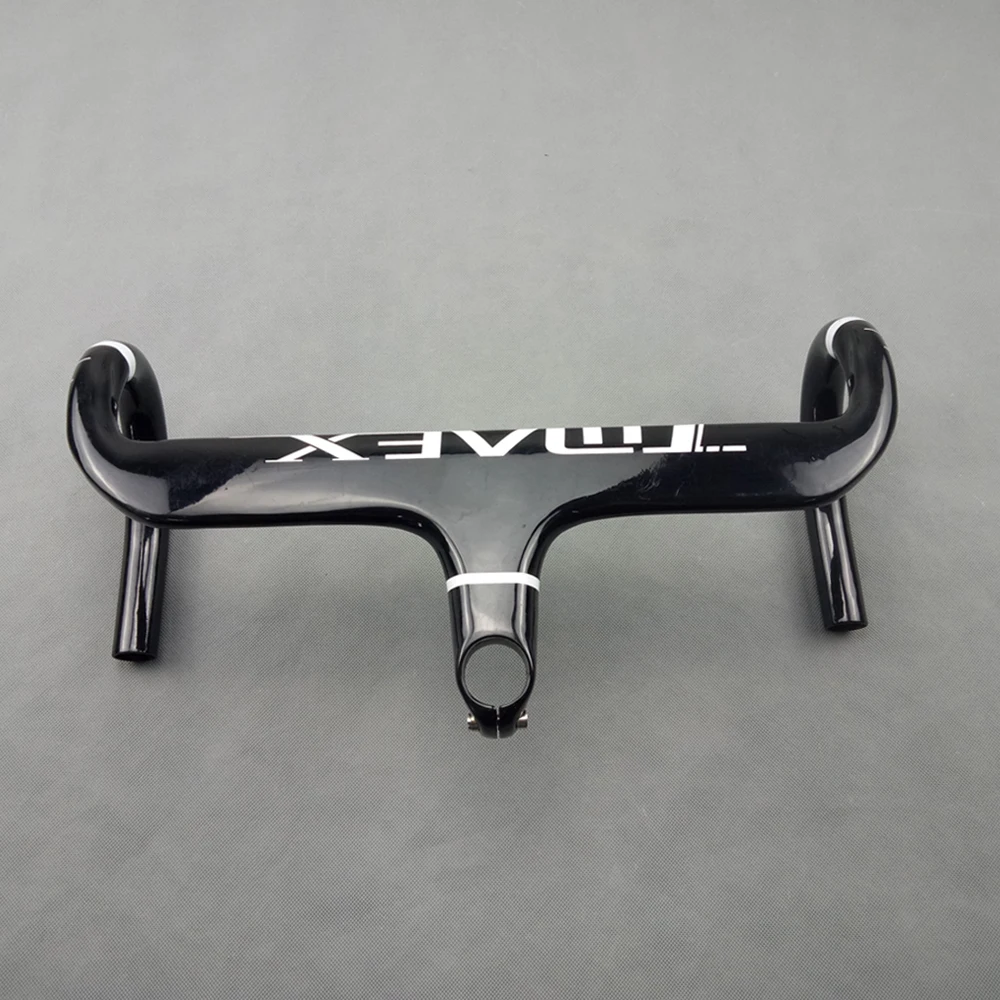 

Carbon white/red/silver carbon road handlebar bicycle integrated with new road carbon fiber 400/420/440*90/100/110/120mm 350g