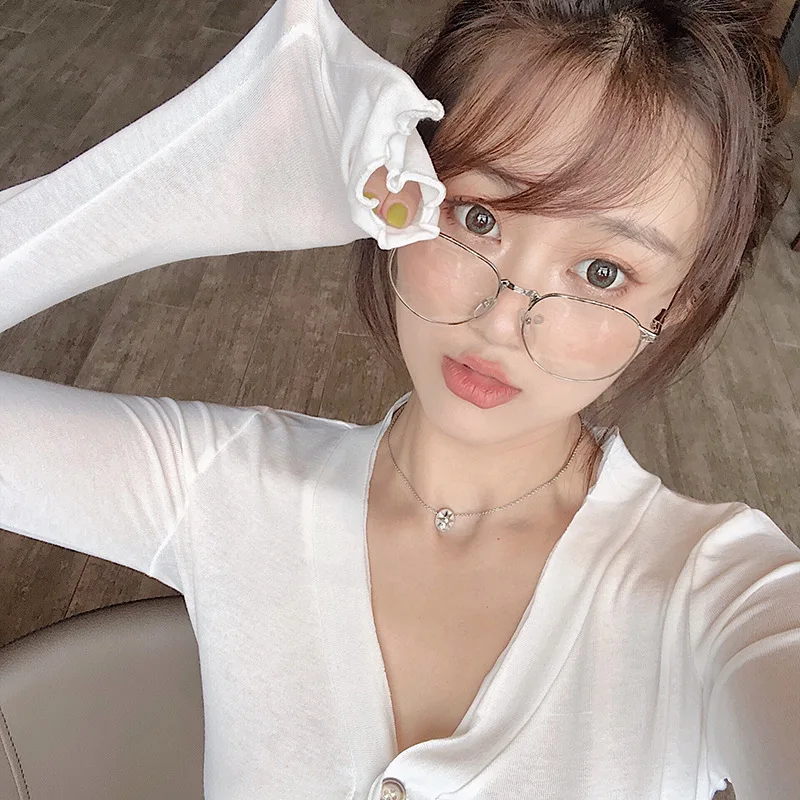 Kpop черные розовые Дженни же СИНИЕ ВЯЗАНЫЕ короткие толстовки с капюшоном и v-образным вырезом Женская Корейская дикая Толстовка Harajuku свитшоты женская одежда