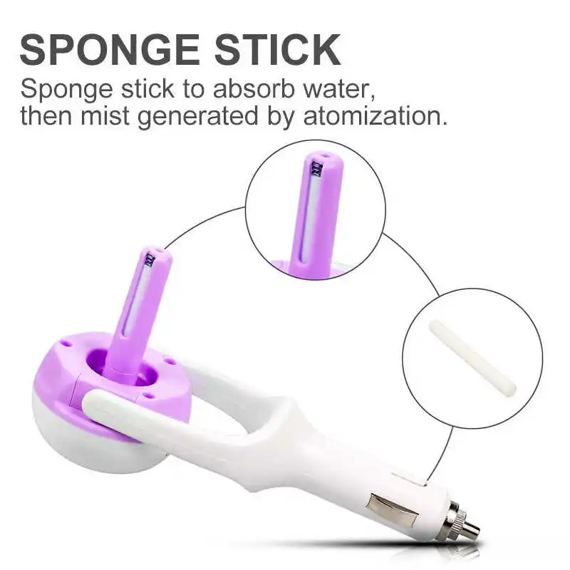

Car 12V Steam Humidifier Air Purifier Aroma Diffuser Essential oil diffuser Aromatherapy Mist Maker Fogger Mini diffuser