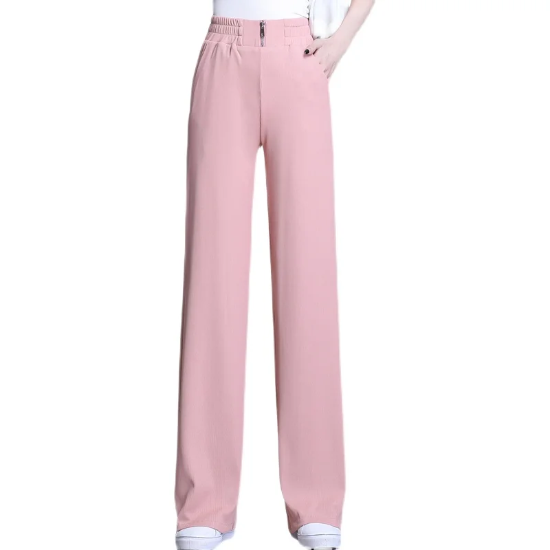 

Wide-legged pants women in the spring and autumn of tall waist loose hang down feeling trousers in spring and summer new leisure