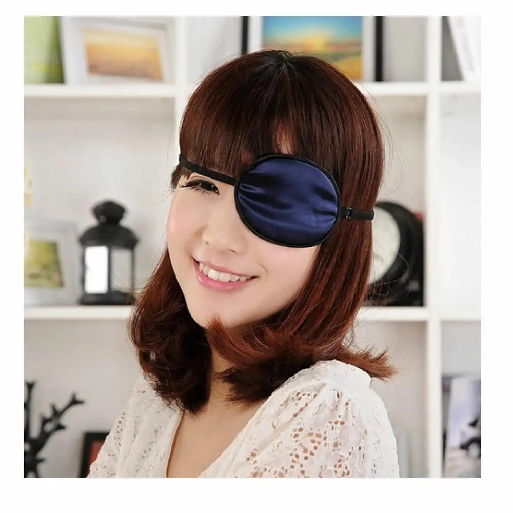 

Новинка, 1 шт., Single-eyed амблиопии тренировочные Goggle мягкий шелк глазную повязку эластичные без застежки, подушечки для глаз против Регулируем...