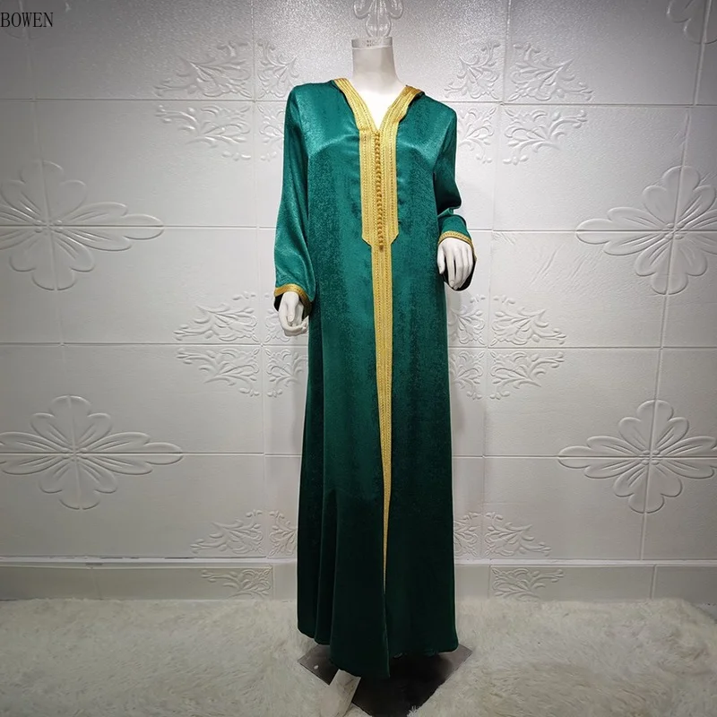 Ramdan Aid Moubarak Abaya Dubai Turkey Muslim Satin Dress Islam Arabic Dresses For Women Robe Ete Femme Longue Vestido De Mujer