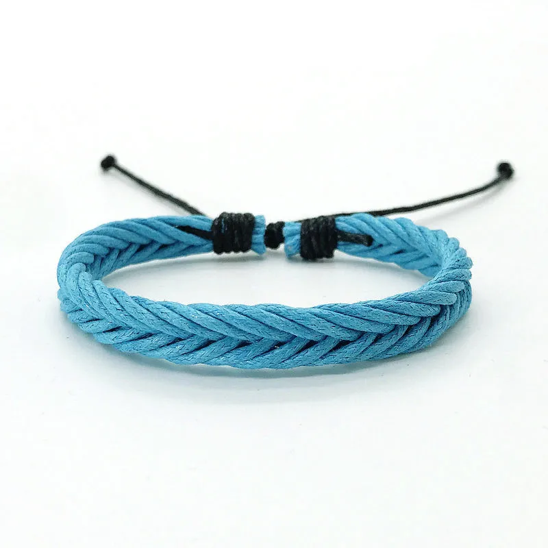 Handmade Bracelets Rope Braided Woven Wrap 1 Handmade Bracelets Rope Braided Woven Wrap 1