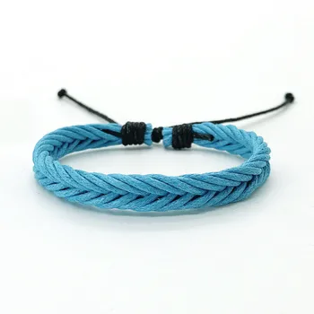 Handmade Bracelets Rope Braided Woven Wrap 1