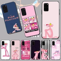 penghuwan lovely pink panther customer high quality phone case for samsung s20 plus ultra s6 s7 edge s8 s9 plus s10 5g