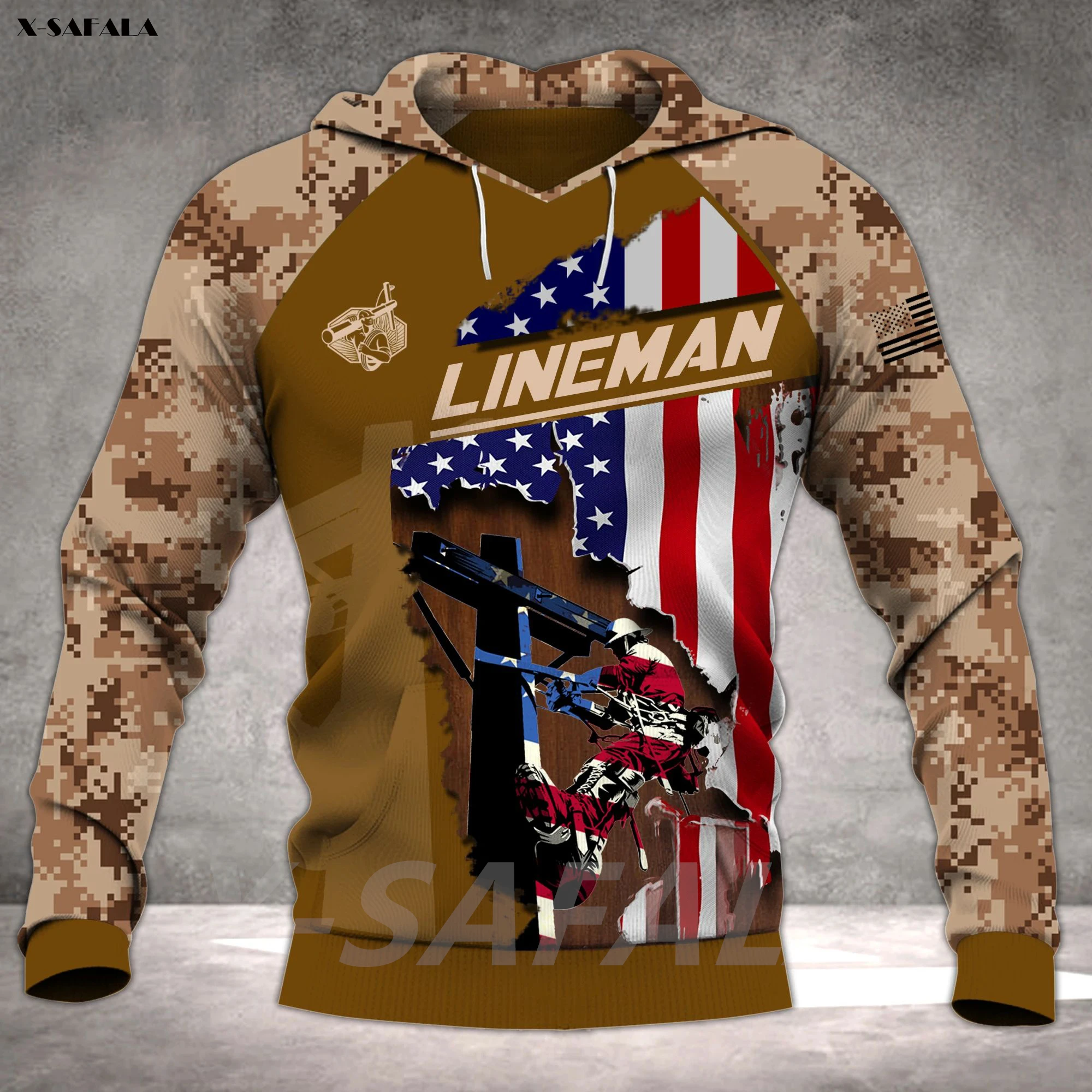 

Lineman Electrician Dangerous Jobs 3D Printed Hoodie Man Female Zipper Pullover Sweatshirt Hooded Jersey Streetwear Tracksuits