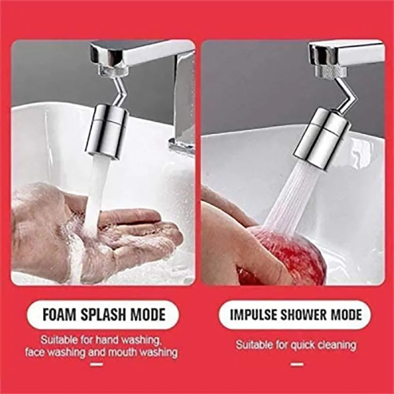 

720 Degree Universal Rotating Filter Faucet Kitchen Anti Splash Filter Pressurized Faucet Kitchen Tap Water Saving Nozzle