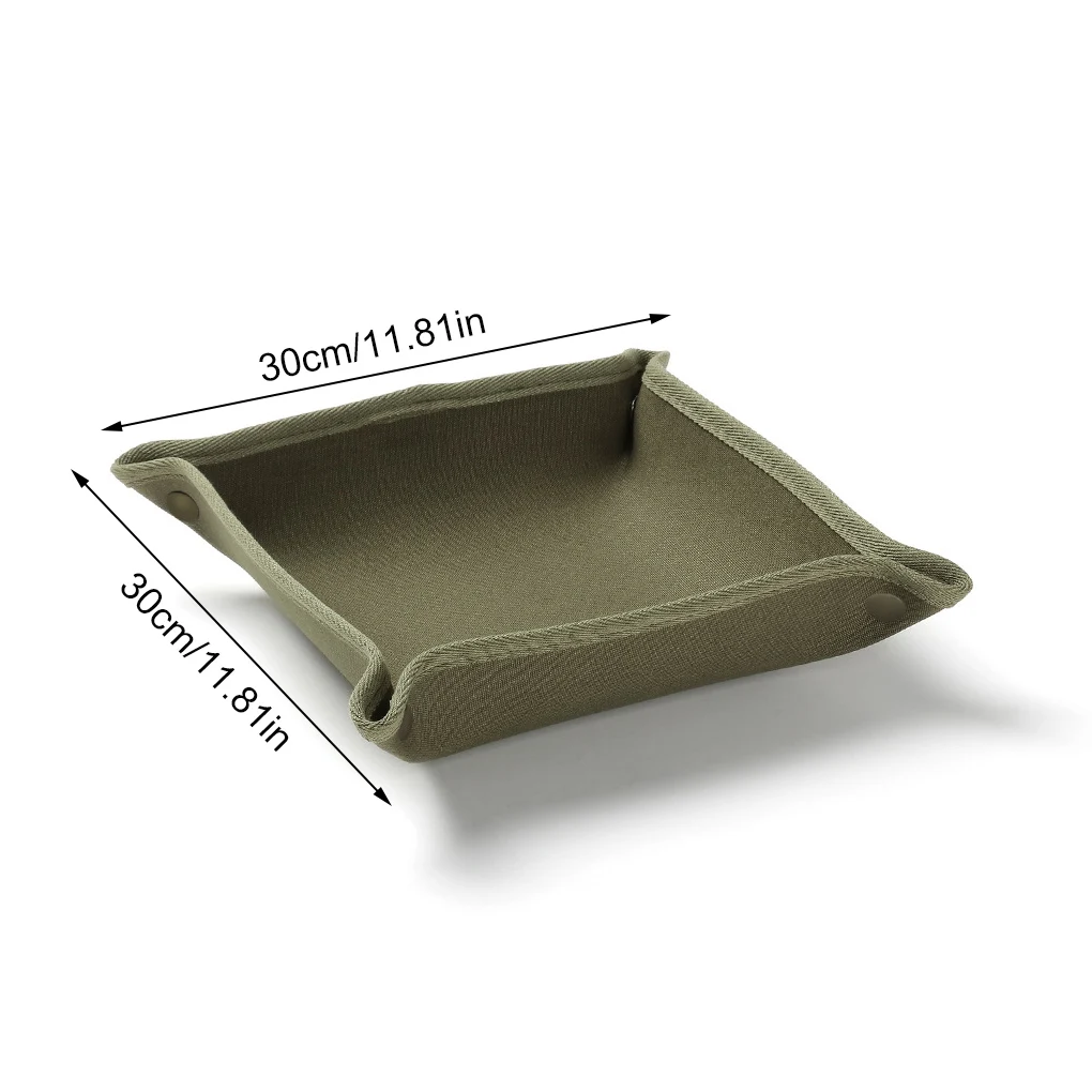 

Парусиновый лоток для хранения на открытом воздухе, портативный защитный Органайзер, большая корзина для хранения в спальню, для транспорт...