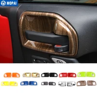 mopai abs 2 door interior door handle bowl decoration cover trims sticker for jeep wrangler jk 2011 up car accessories styling