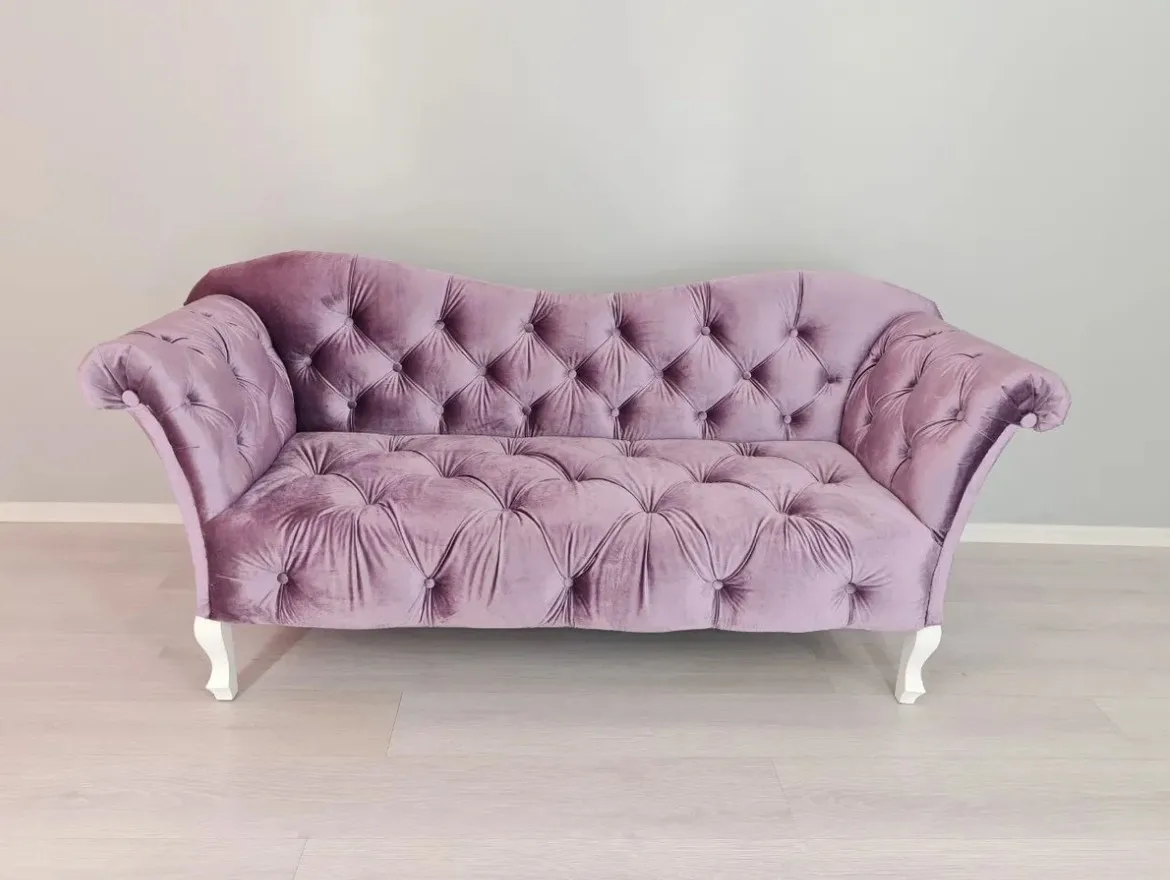Диван Тканевый бархатный Futon для компактной гостиной квартиры общежития х49 х76 см