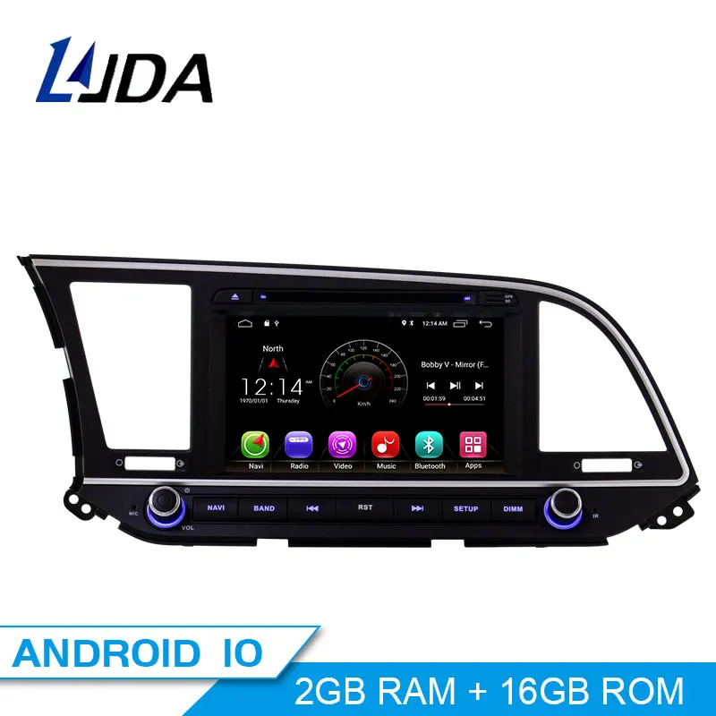 DSP Carplay Android 10 0 автомобильный dvd плеер для HYUNDAI Elantra 2016 2 Din автомобильное радио GPS
