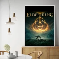 elden ring video game posters and prints wall art canvas pictures painting hot retro style decorations for home decor quadro