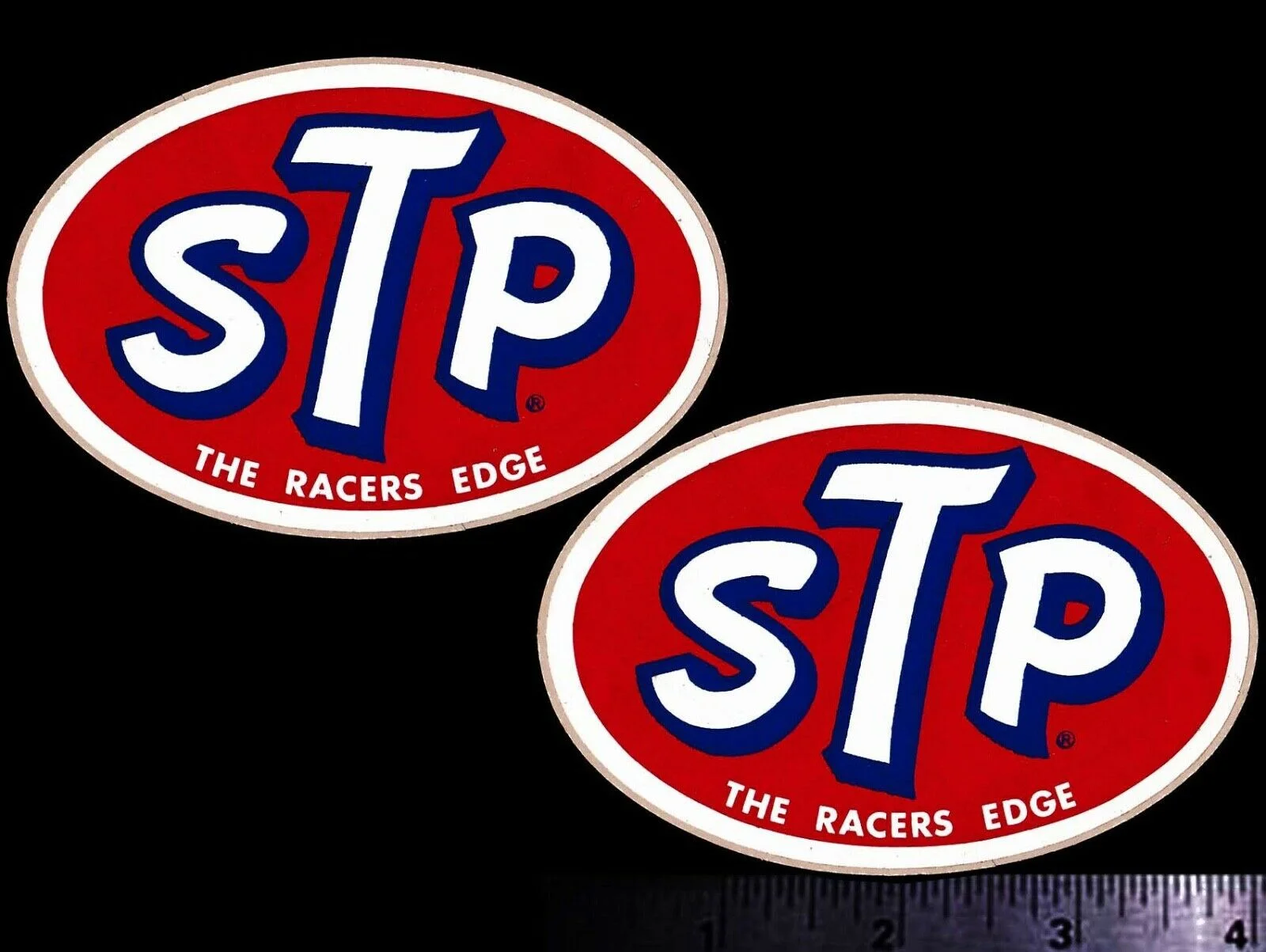 

For x2 STP Racers Edge Original Vintage Racing Decals/Stickers Richard Petty