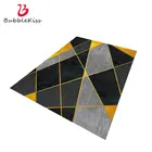 Роскошные скандинавссветильник светлые ковры Bubble Kiss для гостиной, черный, серый, геометрический напольный коврик под заказ, комфортный домашний декоративный коврик для спальни