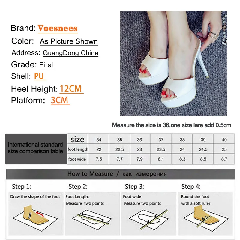 Женские туфли на высоком каблуке 12 см белые черные туфли-лодочки платформе