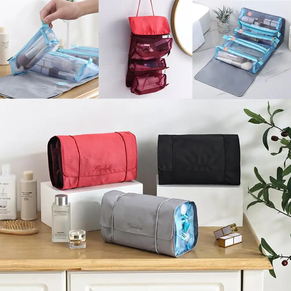 Подвесной несессер дорожный набор для косметики большой органайзер